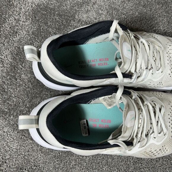 Nike React Miler 2 CW7121-004 Mens Size 7.5 Gray White Teal Running Shoes Used